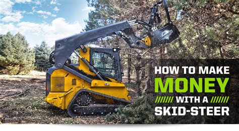 how to make money with a skid steer|diamond mower skid steer profit.